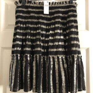 🆕Anthropologie Black snd Gold  skirt